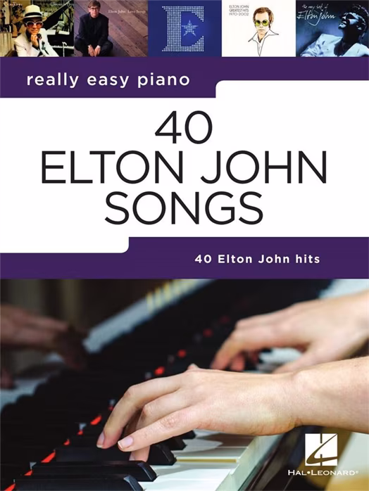 MS Really Easy Piano: 40 Elton John Songs - Nuty na fortepian