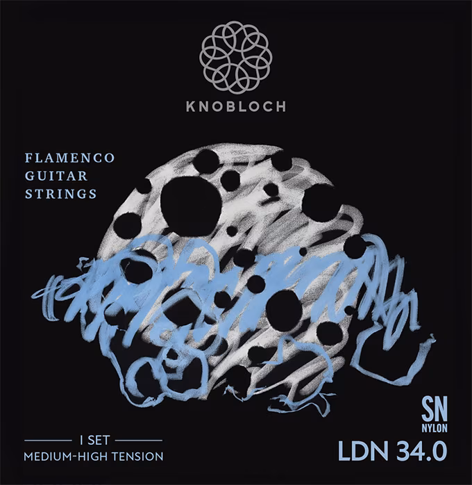 Knobloch LUNA FLAMENCA Double Silver SN Nylon Medium-High Tension 34.0 - Struny nylonowe do gitary klasycznej
