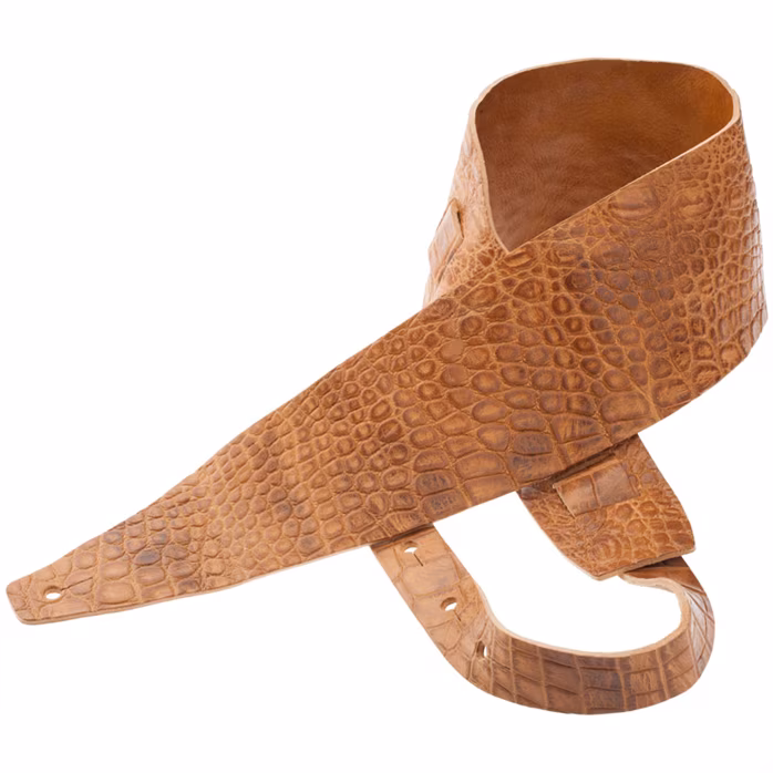 Magrabò Holes HC Embossed Cocco Pros Brown 10 cm - Pas gitarowy