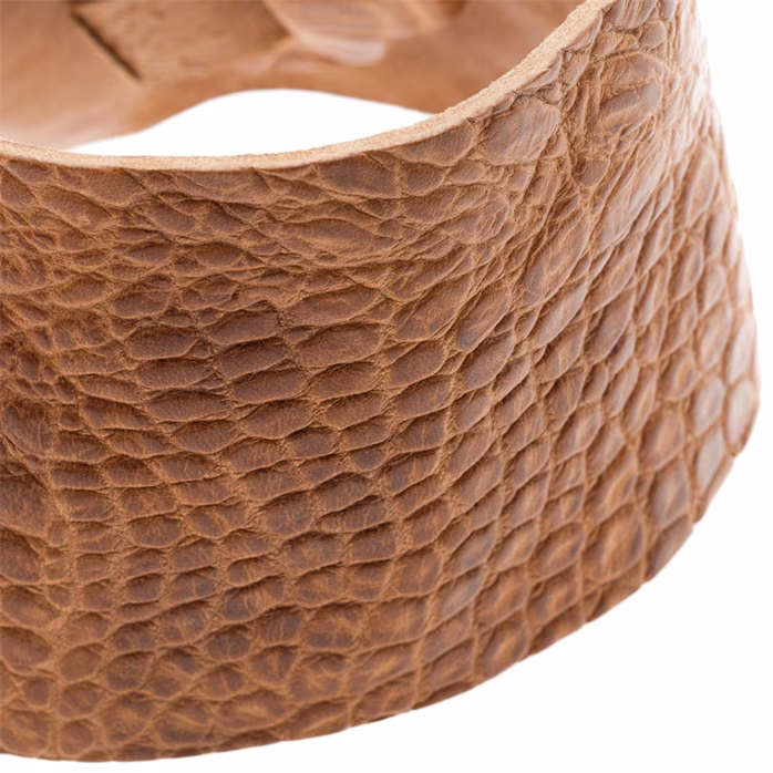 Magrabò Holes HC Embossed Cocco Pros Brown 10 cm - Pas gitarowy