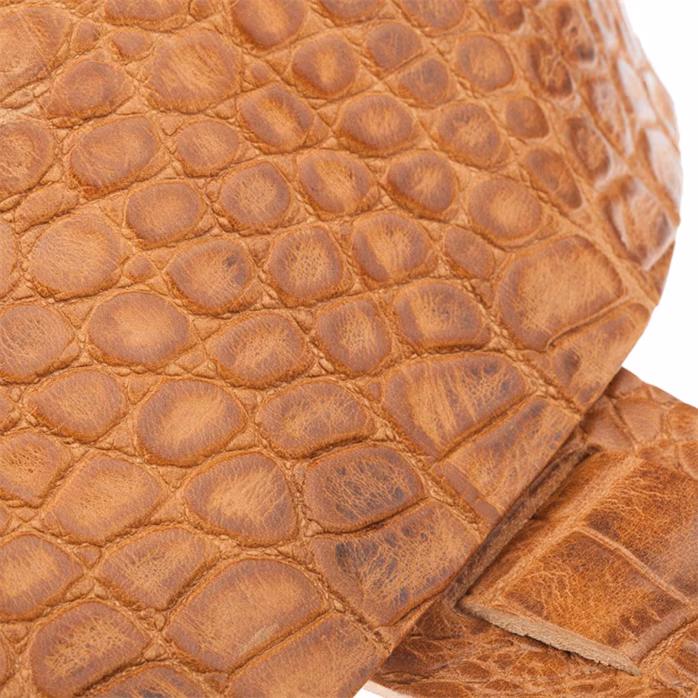Magrabò Holes HC Embossed Cocco Pros Brown 10 cm - Pas gitarowy