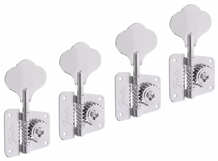 Fender Pure Vintage '70s Bass Tuning Machines, Nickel/Chrome - Klucze do gitary basowej