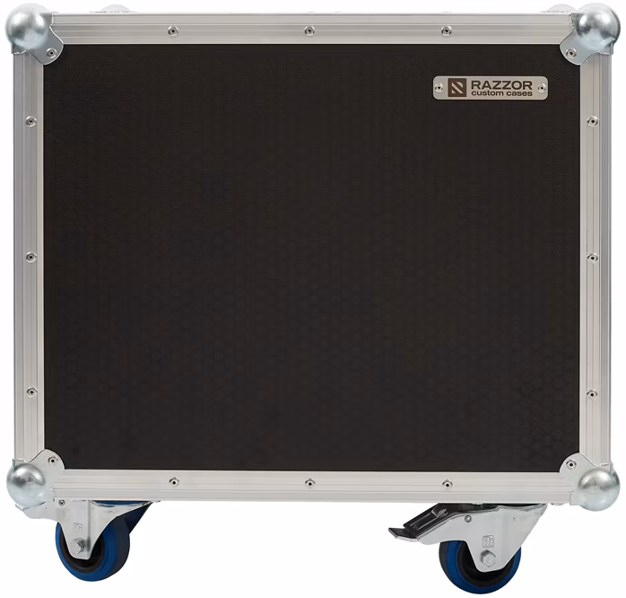 Razzor Cases HEXA 9U rack 320 with suspension, with wheels - Rack case