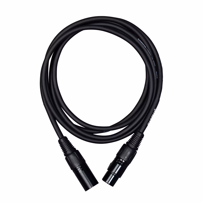 Cascha Standard Line Mic Cable Black 2m - Kabel mikrofonowy