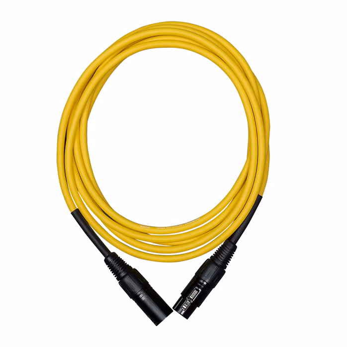 Cascha Standard Line Mic Cable Yellow 3m - Kabel mikrofonowy
