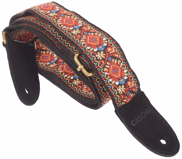 Cascha CUS-JW5 Ukulele Strap Jacquard - Vintage - Pas do ukulele