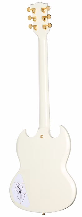 Epiphone 1963 Les Paul SG Custom Maestro Vibrola Classic White - Gitara elektryczna
