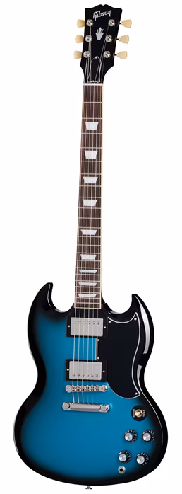 Gibson SG Standard '61 Stop Bar Pelham Blue Burst - Gitara elektryczna