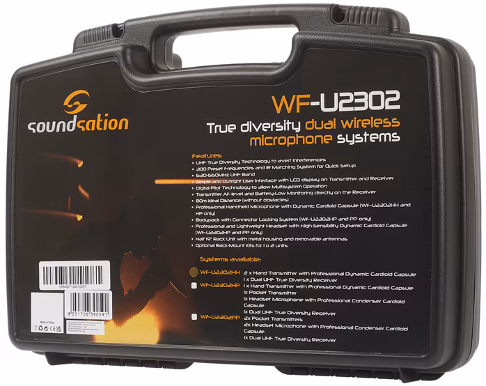 Soundsation WF-U2302HH - Podwójny zestaw bezprzewodowy