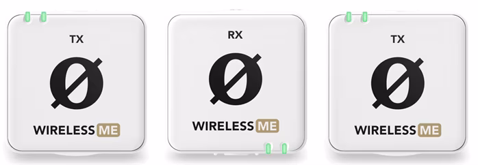 Rode Wireless ME Dual (White) - Bezprzewodowy zestaw reporterski z mikrofonem