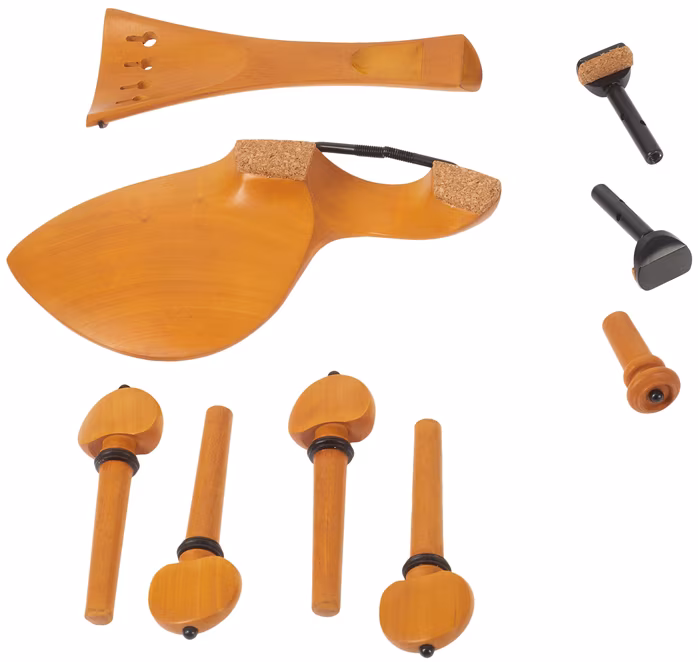 Bacio Instruments Violin Boxwood Premium Fittings - Zestaw akcesoriów