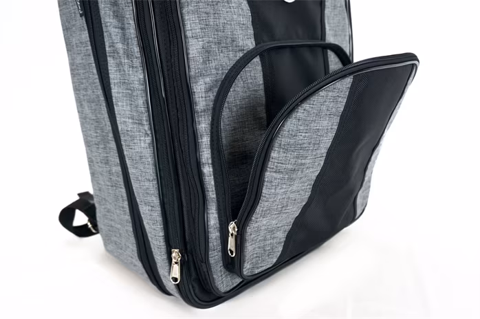 Marcus Bonna Backpack Bag With Room For Piston Trumpet and Flugelhorn model MB, Black Nylon - Futerał na trąbkę i flugelhorn