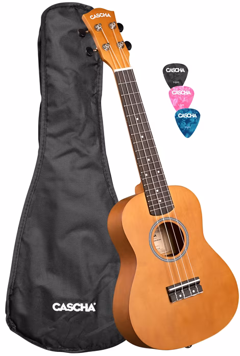 Cascha CUC100 Concert Linden Brown - Ukulele akustyczne