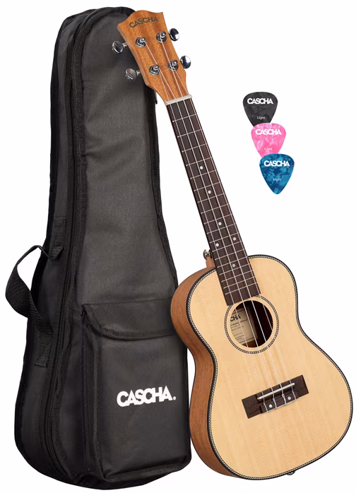 Cascha HH 2151L Concert Spruce LH - Leworęczne ukulele akustyczne