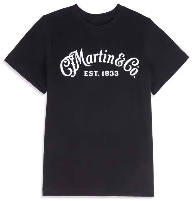 Martin Youth Tee Black/White Logo M - Koszulka