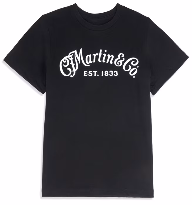 Martin Youth Tee Black/White Logo L - Koszulka