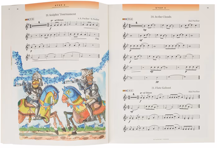 MS From Dinosaur To Virtuoso - Nuty na flet poprzeczny