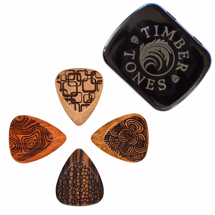 Timber Tones Laser Tones Mixed 4-Pack Tin - Kostki