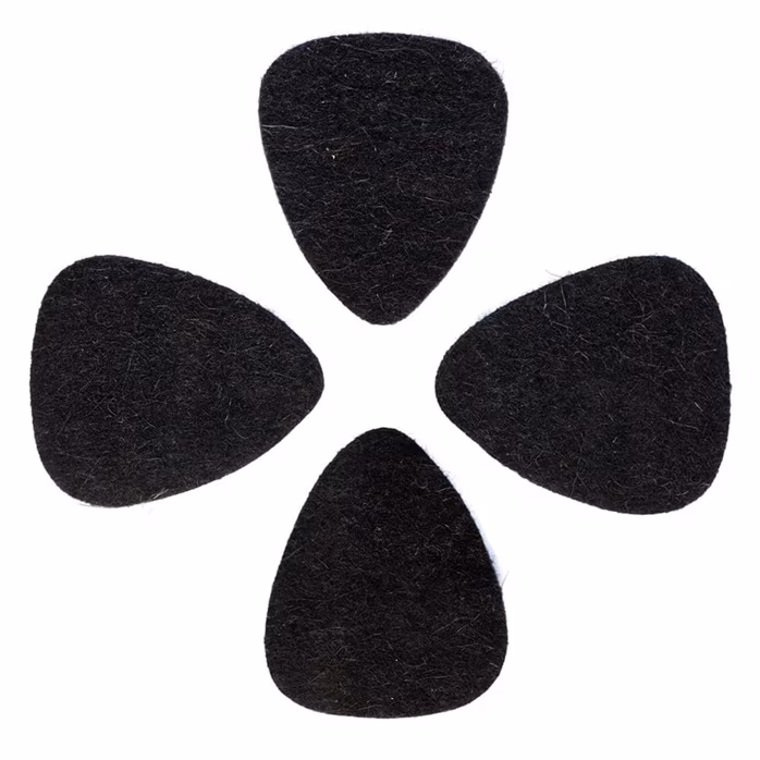 Timber Tones Felt Tones Black Wool Felt 4-Pack - Kostki