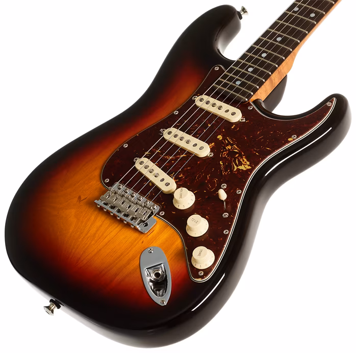 Fender Custom Shop American Custom Strat NOS, Chocolate 3-Color Sunburst (używane) - Gitara elektryczna