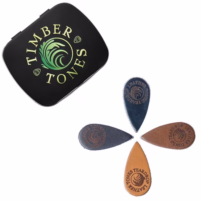 Timber Tones Leather Tones Teardrop Mixed 4-Pack Tin - Kostki