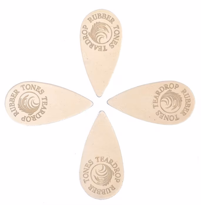 Timber Tones Rubber Tones Teardrop Clear Silicon 4-Pack - Kostki