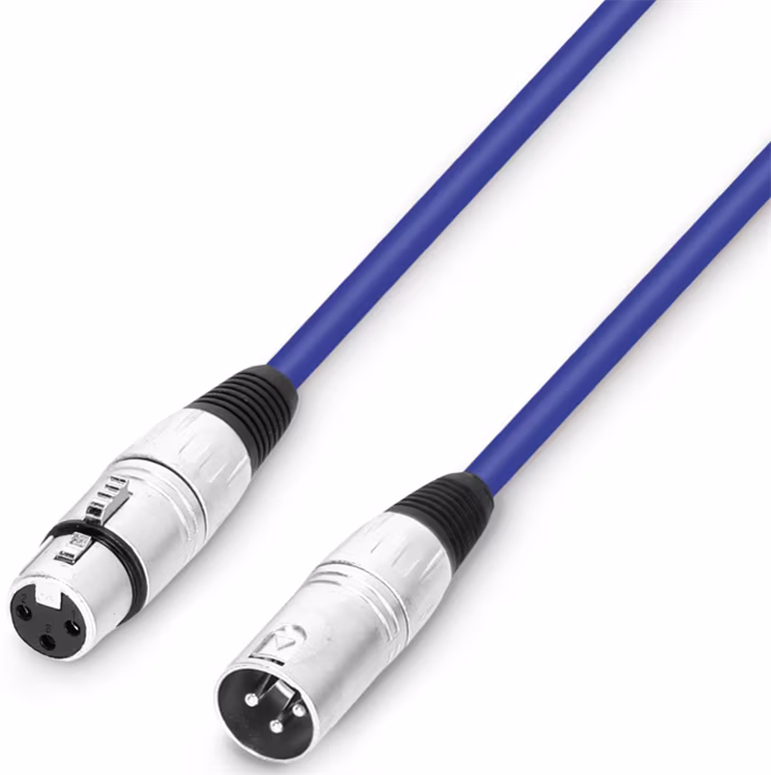 Adam Hall 3 STAR MMF 0050 BL - Kabel mikrofonowy