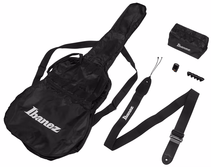 Ibanez V50LNJP Natural - Leworęczny kompletny zestaw gitarowy