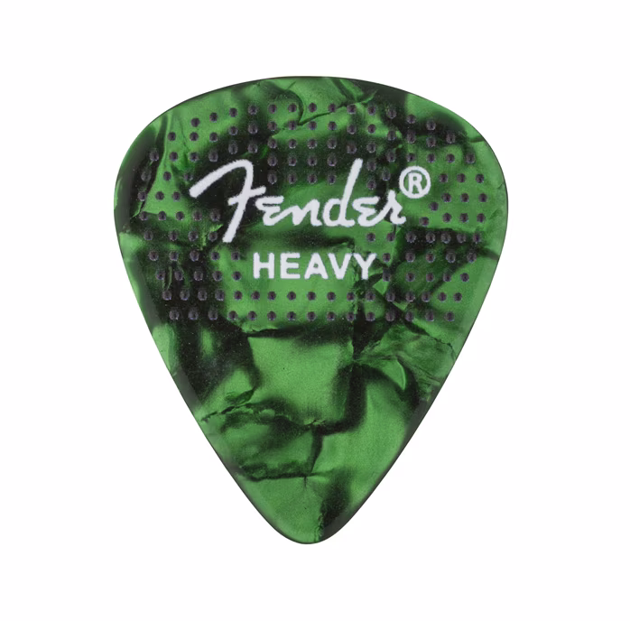 Fender 351 Dotted Celluloid Picks 12-Pack Heavy - Kostki