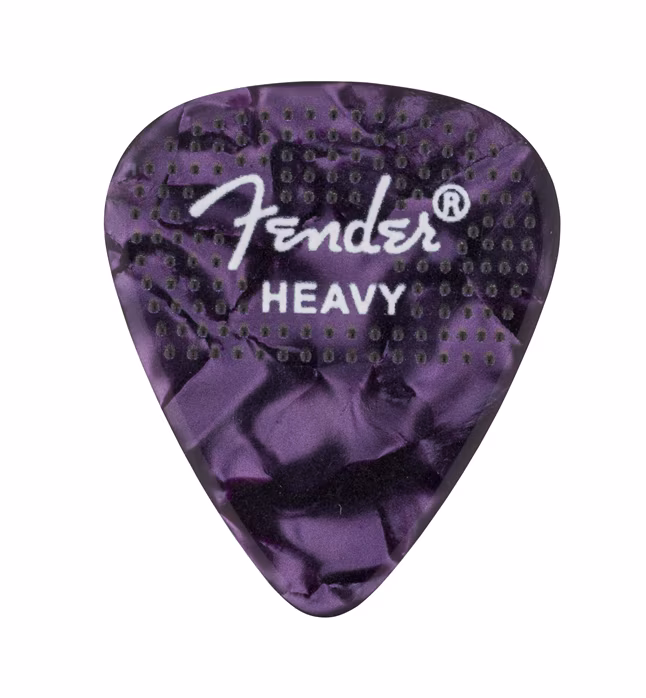 Fender 351 Dotted Celluloid Picks 12-Pack Heavy - Kostki