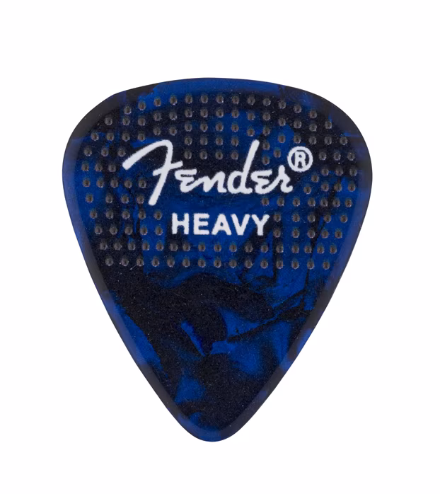 Fender 351 Dotted Celluloid Picks 12-Pack Heavy - Kostki
