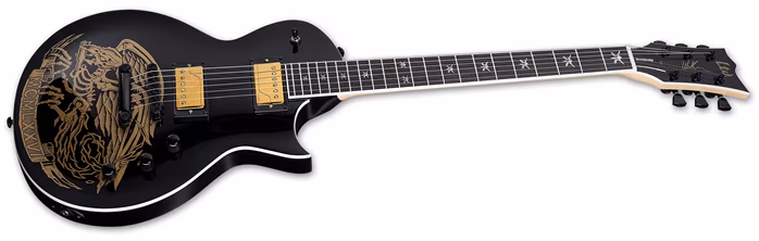 ESP LTD Will Adler WA Warbird Black Graphic - Gitara elektryczna