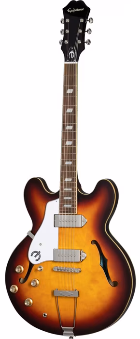 Epiphone Casino LH Vintage Sunburst - Leworęczna gitara półakustyczna