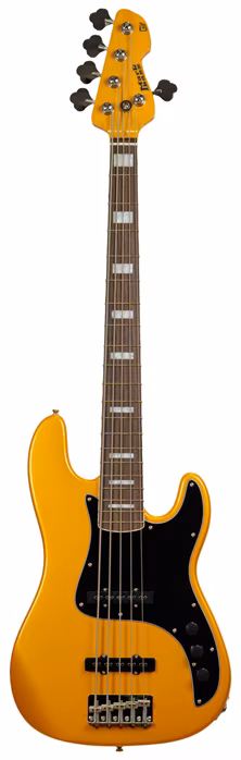 Markbass GV5 Gloxy Passive Metallic Yellow CR RW - Elektryczna gitara basowa