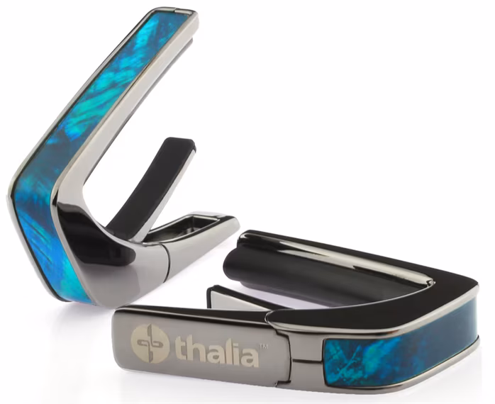 Thalia Shell Collection Teal Angel Black Chrome - Kapodaster