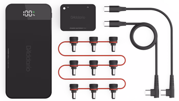D'Addario XPND Pedal Power Battery Kit - Multiadapter
