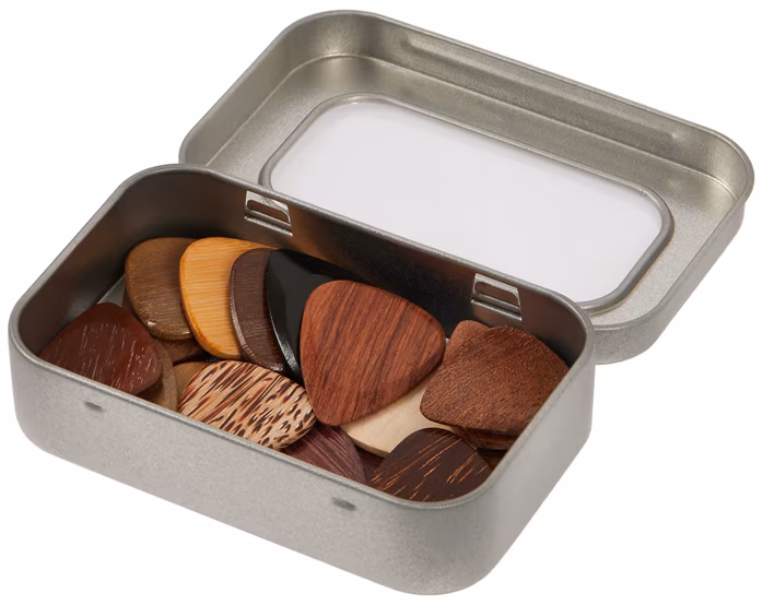Timber Tones Display Tin of 18 - Kostki