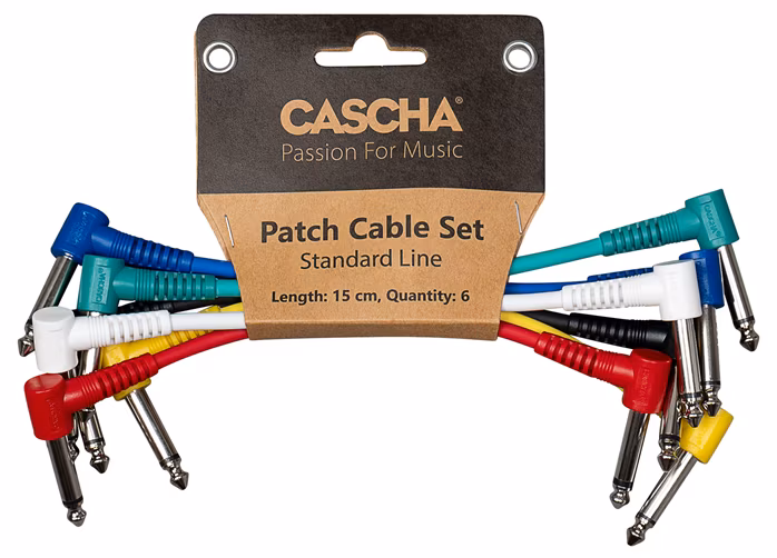 Cascha Standard Line Patch Cable 6 pack 15 cm                    - Kabel połączeniowy