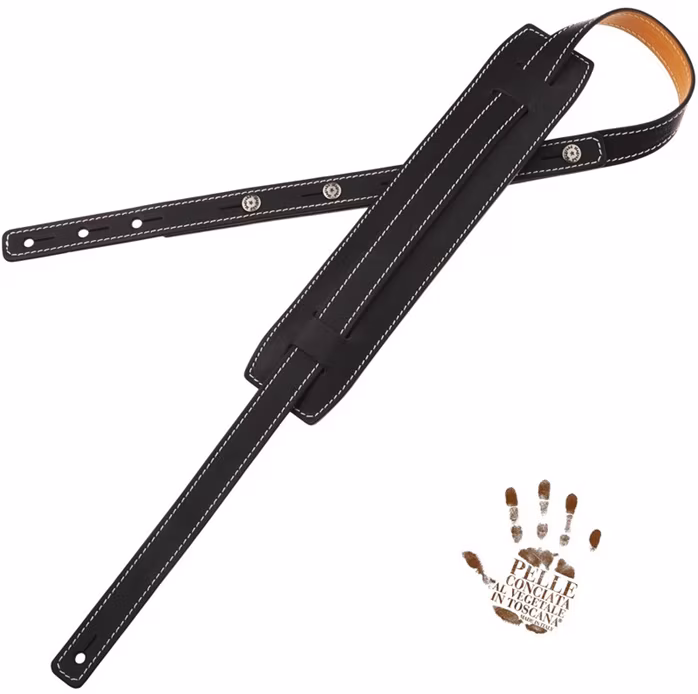 Magrabò Vintage VS Core Black with Memory Foam - Pas gitarowy