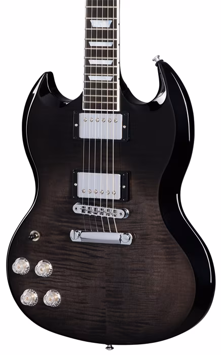 Gibson SG Modern LH Trans Black Fade - Leworęczna gitara elektryczna
