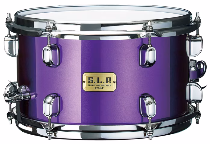 Tama S.L.P. Clay Aeschliman Mod Bubinga Snare Drum 12" x 7" - Galactic Purple - Werbel