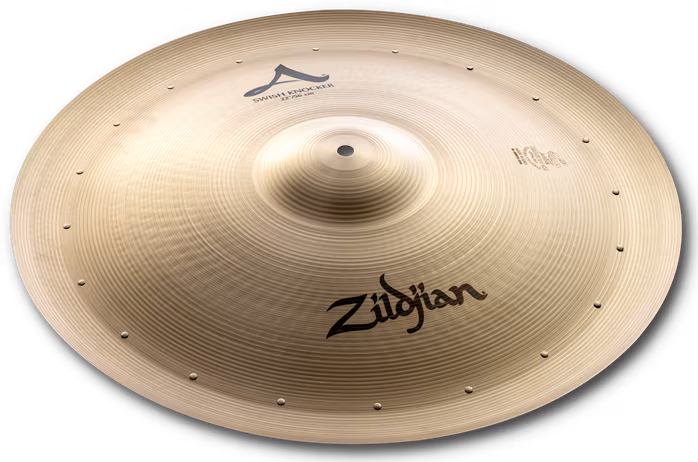 Zildjian 22" A swish knocker with 20 rivets - Talerz china