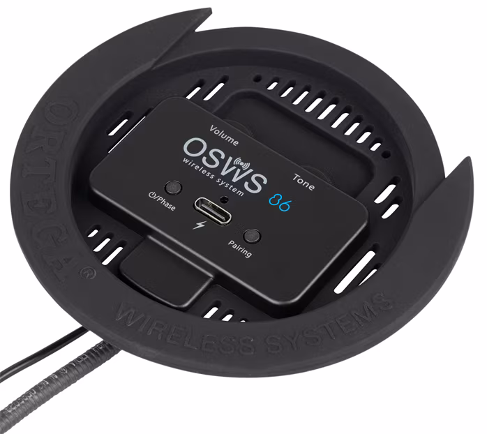 Ortega Wireless Soundhole Pickup System 86 mm - Przetwornik do gitary akustycznej 