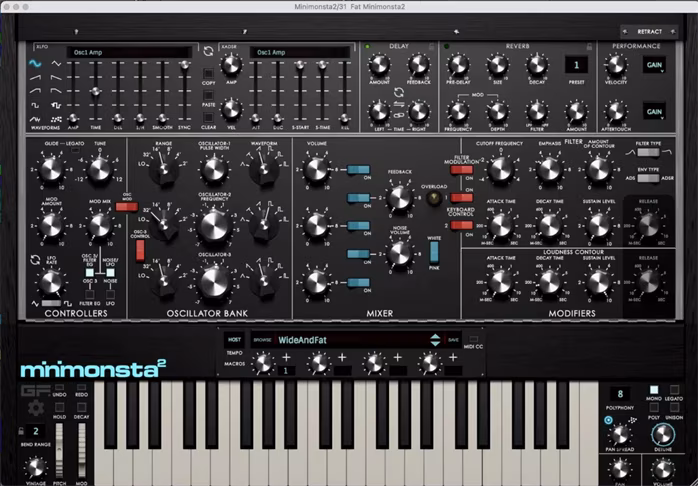 GFORCE Heritage Synth bundle - Oprogramowanie