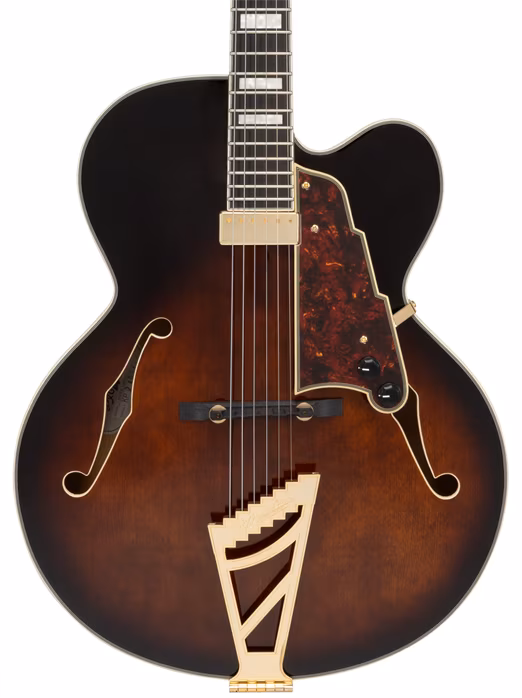 D'Angelico Premier EXL-1 Brown Burst - Gitara półakustyczna