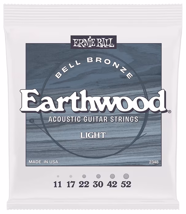 Ernie Ball Light Earthwood Bell Bronze Acoustic 11-52 - Metalowe struny do gitary akustycznej