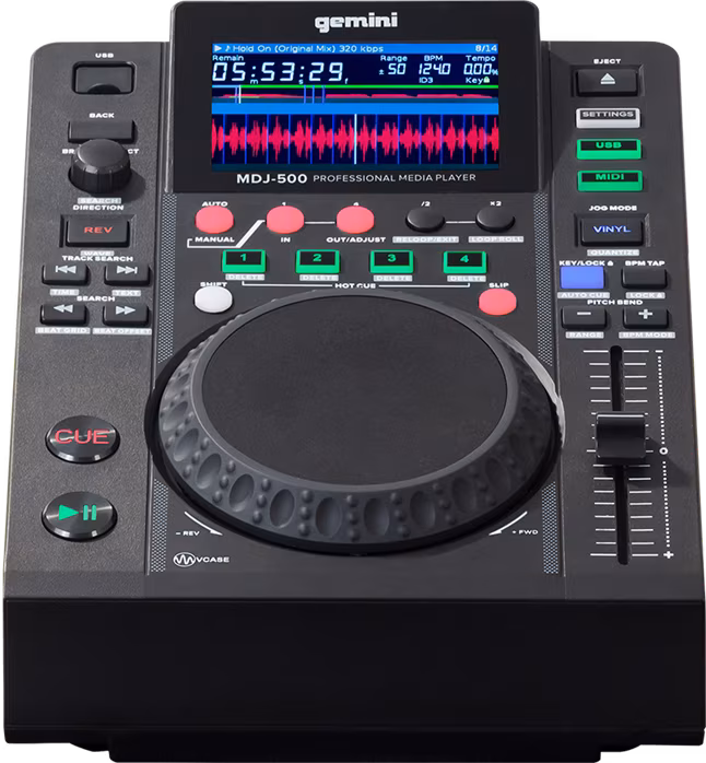 Gemini MDJ-500 - Odtwarzacz CD/MP3/USB