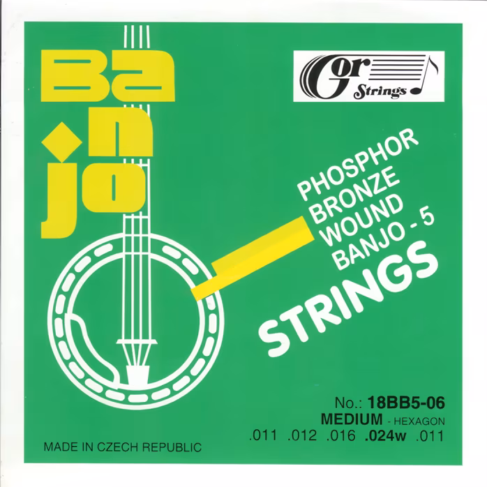 Gorstrings Banjo 18BB5-06 1124w - Struny do banjo pięciostrunowego