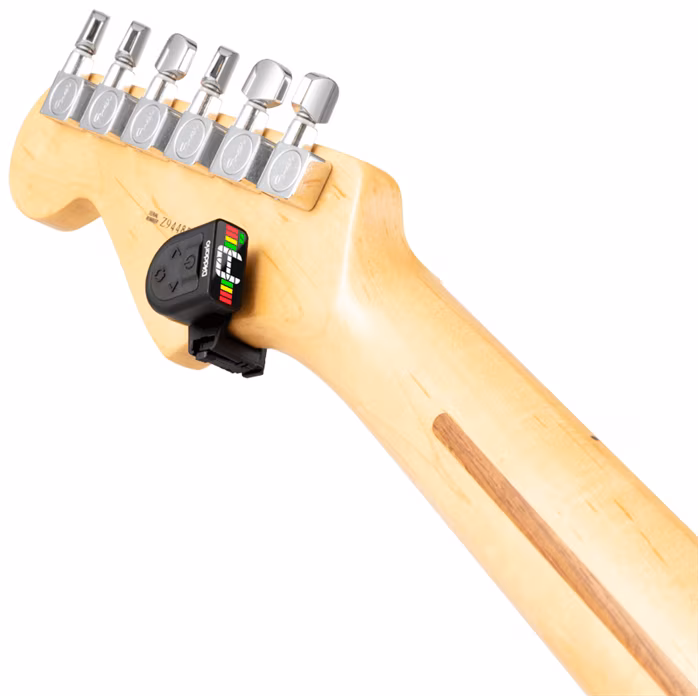 D'Addario USB-C Rechargeable Micro Headstock Tuner - Tuner z klipsem