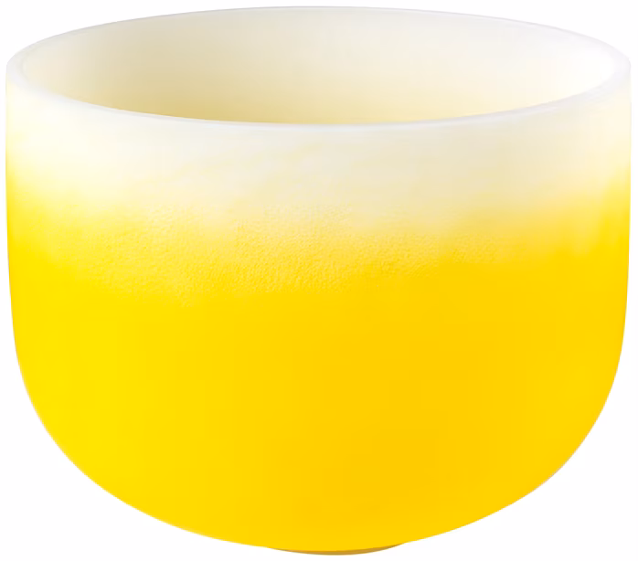 Sela Crystal Singing Bowl Chakra 12" - Yellow, Solar Plexus, E (432Hz) - Misa tybetańska